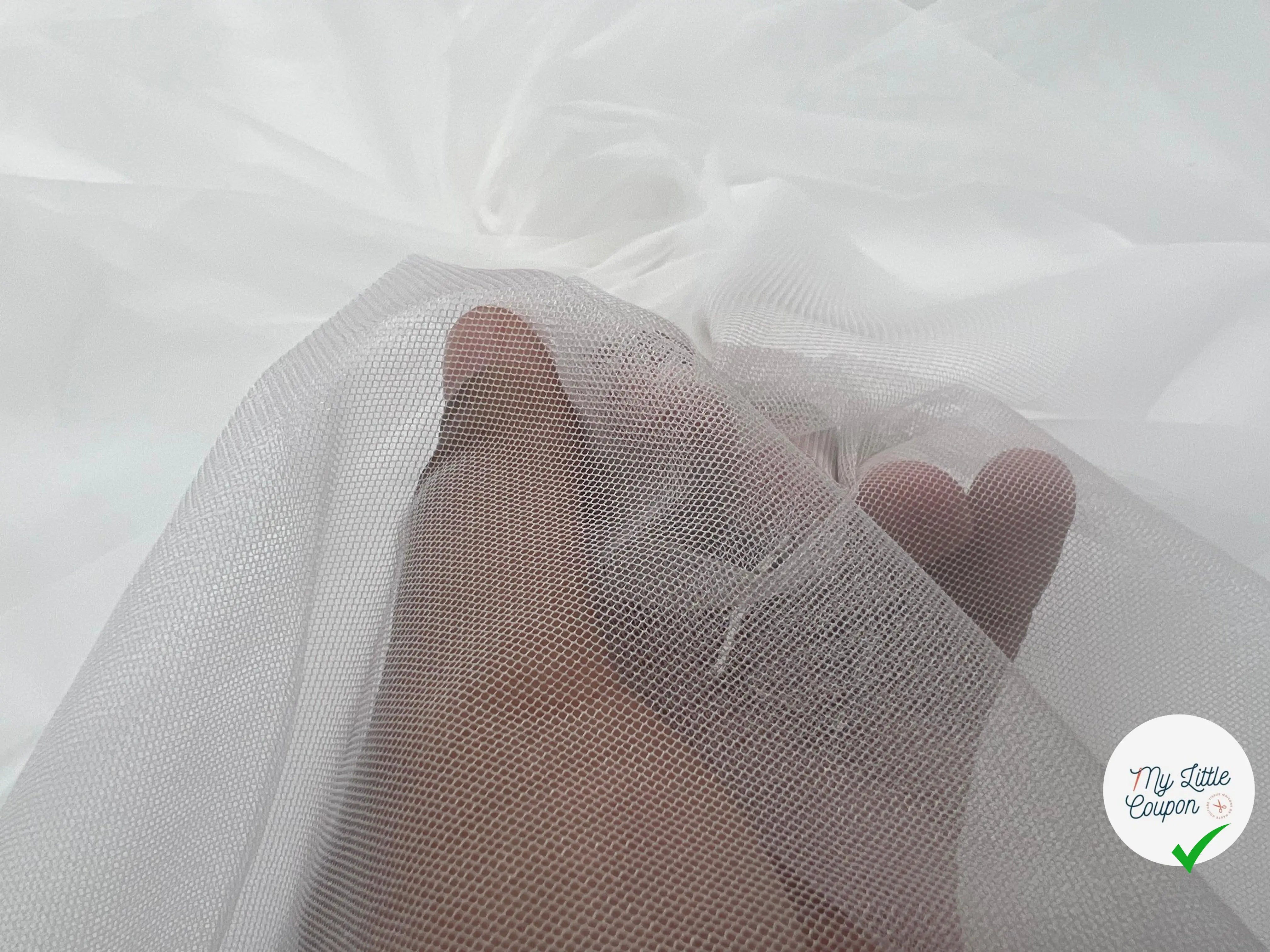 RÉSILLE BLANCHE EXTENSIBLE - My Little Coupon - tissu - coudre