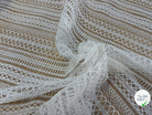 RÉSILLE BRODÉ SUBLIME BLANC 70% COTON - My Little Coupon