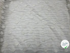 RÉSILLE BRODÉE ANNÉES FOLIES PERLÉE BLANC - coupon de tissu de 3 mètres - My Little Coupon - tissu - coudre