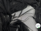 RÉSILLE NOIRE PETITES FLEURS - coupon de tissu de 3 mètres - My Little Coupon - tissu - coudre
