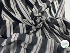 RÉSILLE RAYURES IRRÉGULIÈRES TRANSAT - coupon de tissu de 3 mètres - My Little Coupon - tissu - coudre