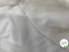 RÉSILLE SOUPLE STRETCH BLANC CASSÉ - coupon de tissu de 3 mètres - My Little Coupon - tissu - coudre