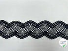 RUBAN DENTELLE ÉLASTIQUE NOIR - My Little Coupon - tissu - coudre