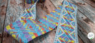 RUBAN MOTIF GEOMÉTRIQUE MULTICOLOR CLAIRE - My Little Coupon