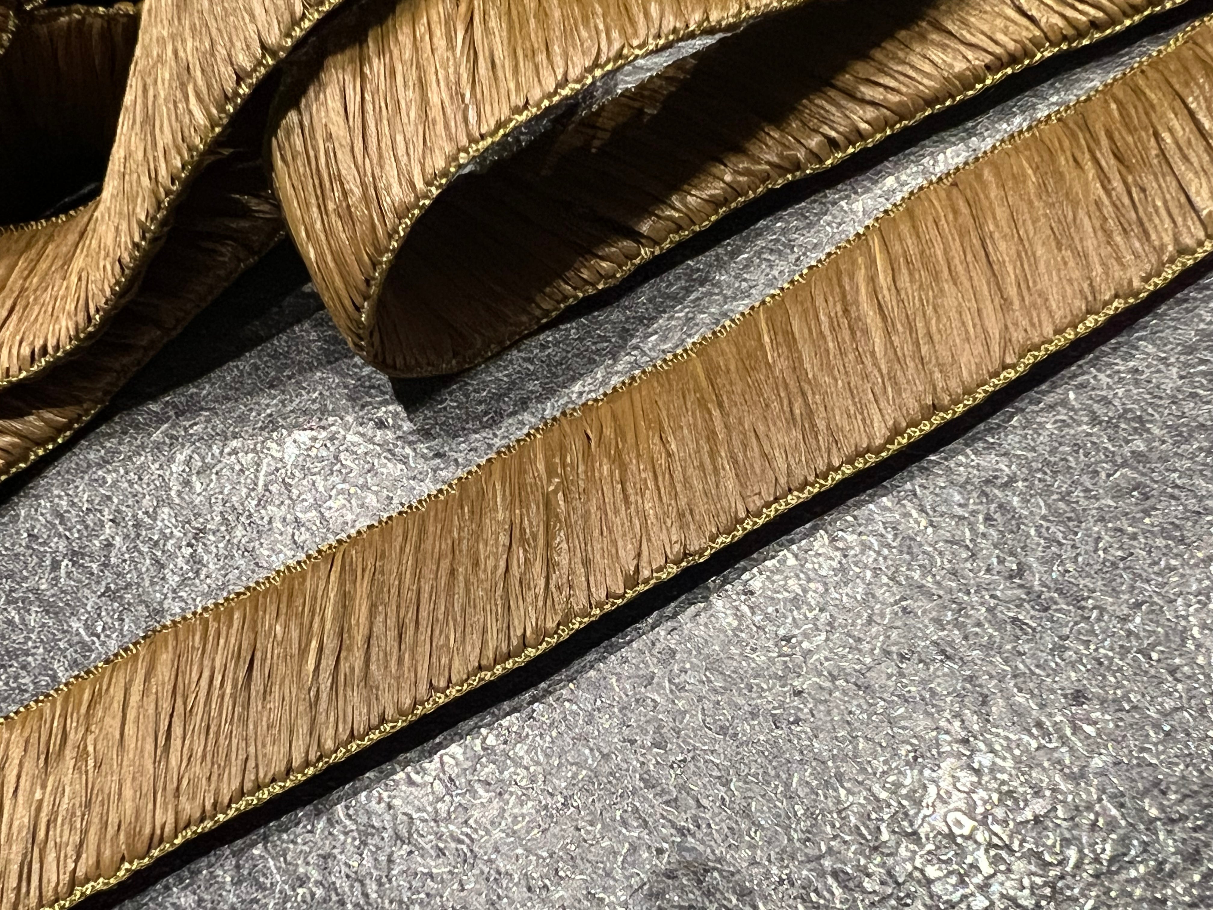 RUBAN RAFIA TABAC 23mm - My Little Coupon
