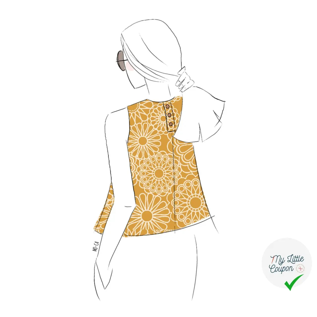 Robe/Blouse Shaun - Tailles 50 à 60 - My Little Coupon