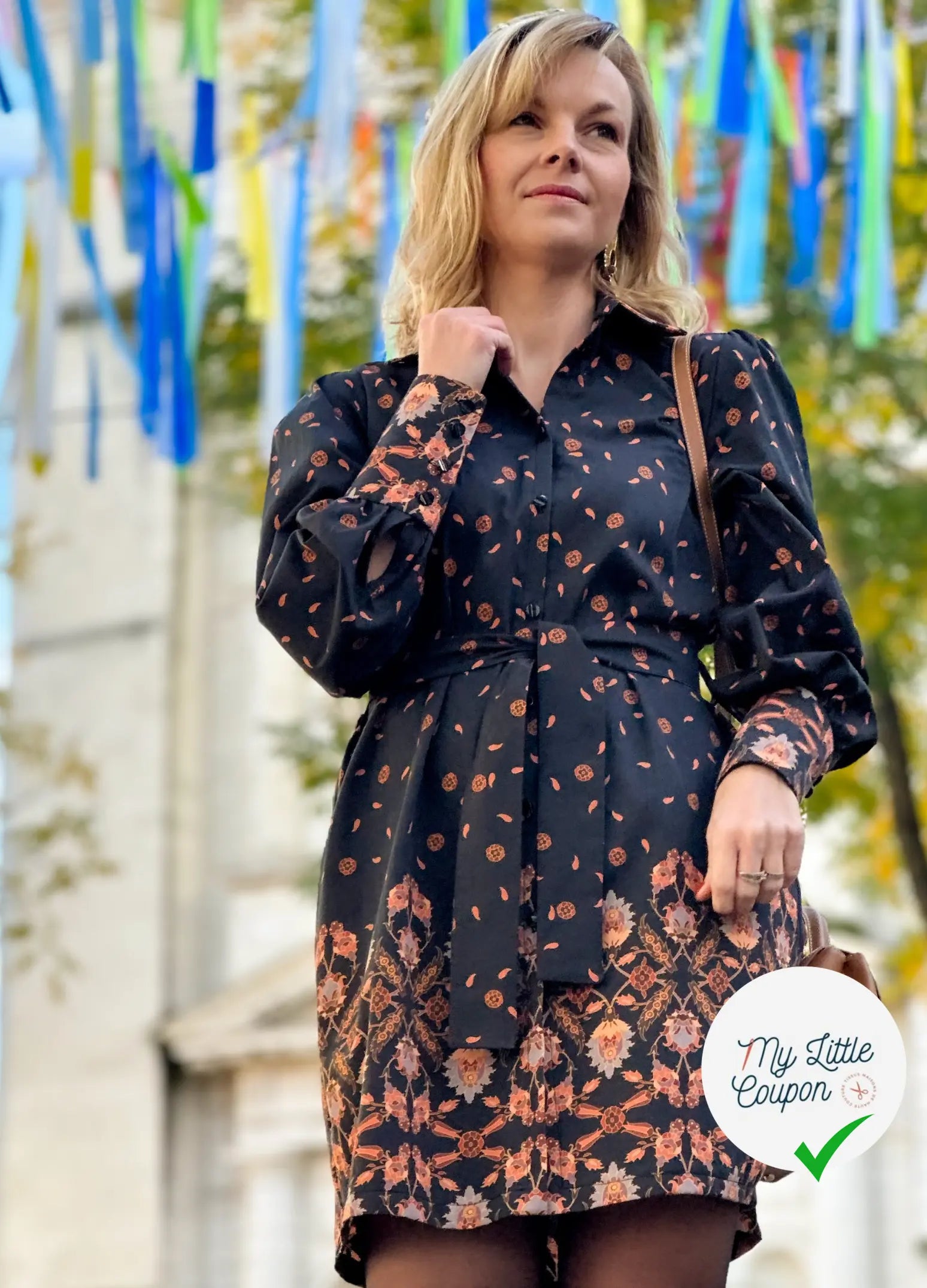 Robe Chemise Merwa - Patron pochette - My Little Coupon