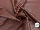 SATIN CUIR CHOCOLAT ENVERS CAMEL - My Little Coupon