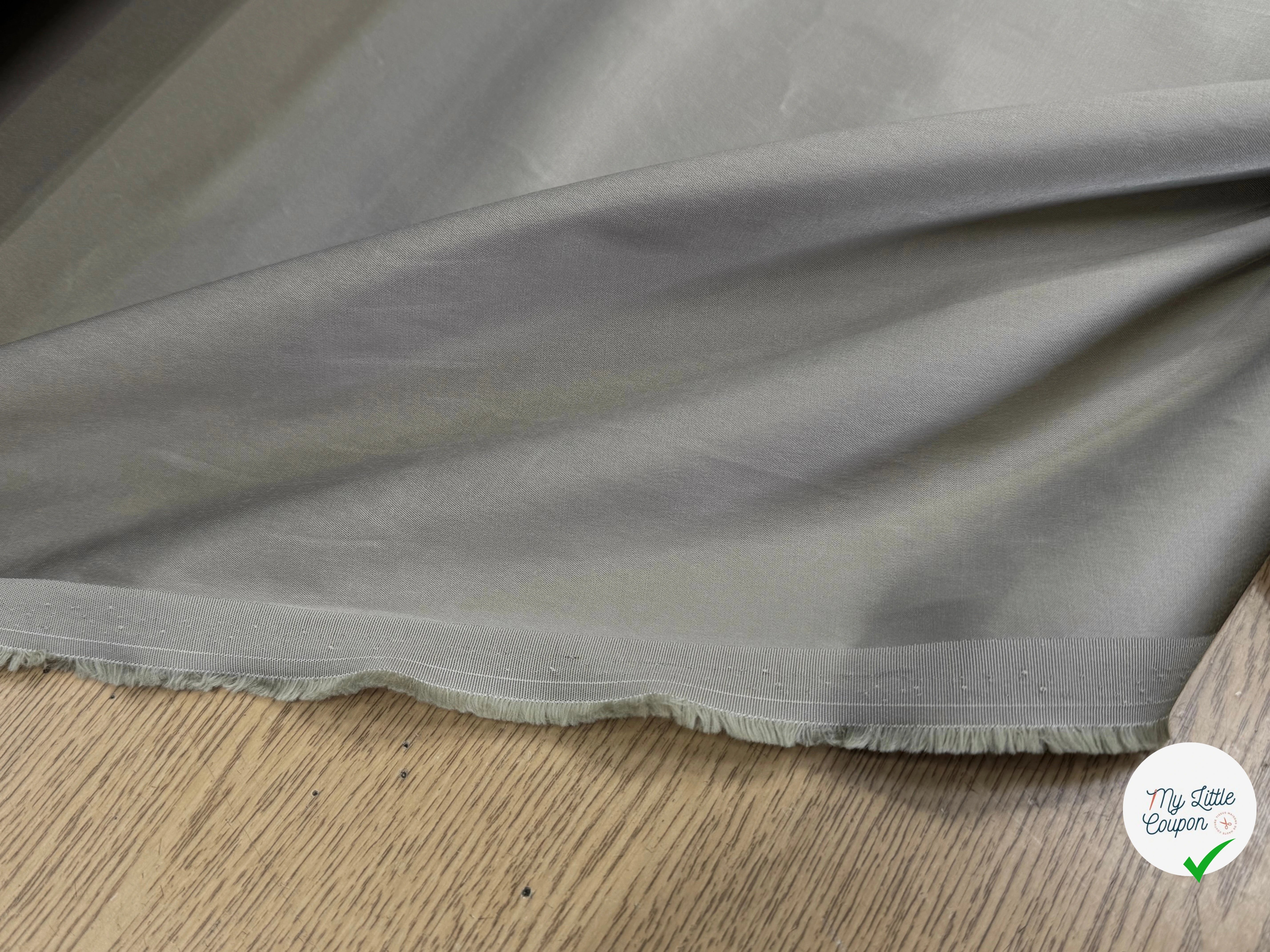 SATIN DE COTON BEIGE BELLE TENUE - My Little Coupon