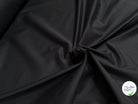 SATIN DE COTON BELLE TENUE NOIR LÉGÈREMENT STRETCH - My Little Coupon