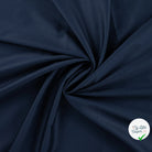 SATIN DE COTON BLEU MARINE - My Little Coupon