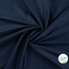 SATIN DE COTON BLEU MARINE - My Little Coupon