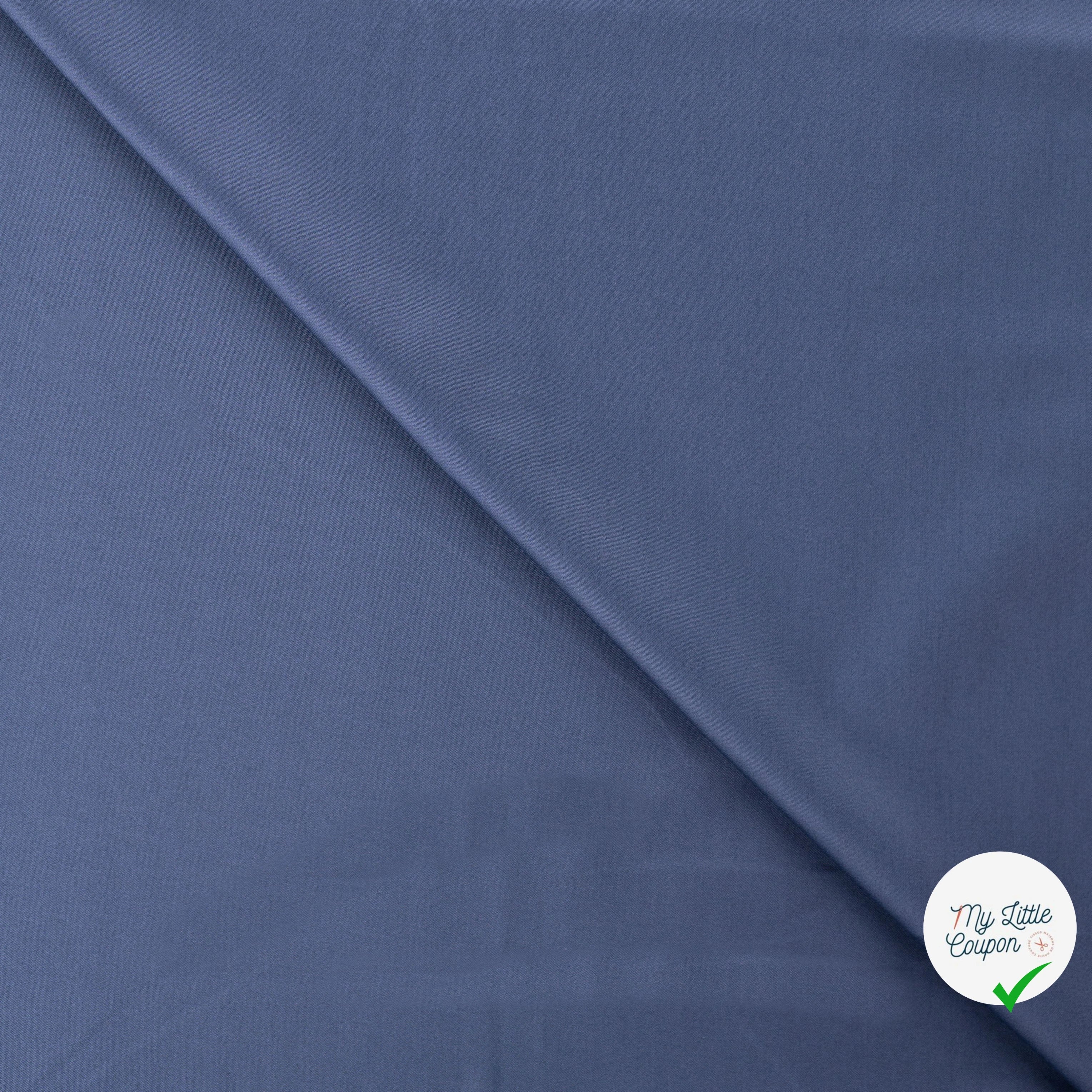 SATIN DE COTON DENIM - My Little Coupon