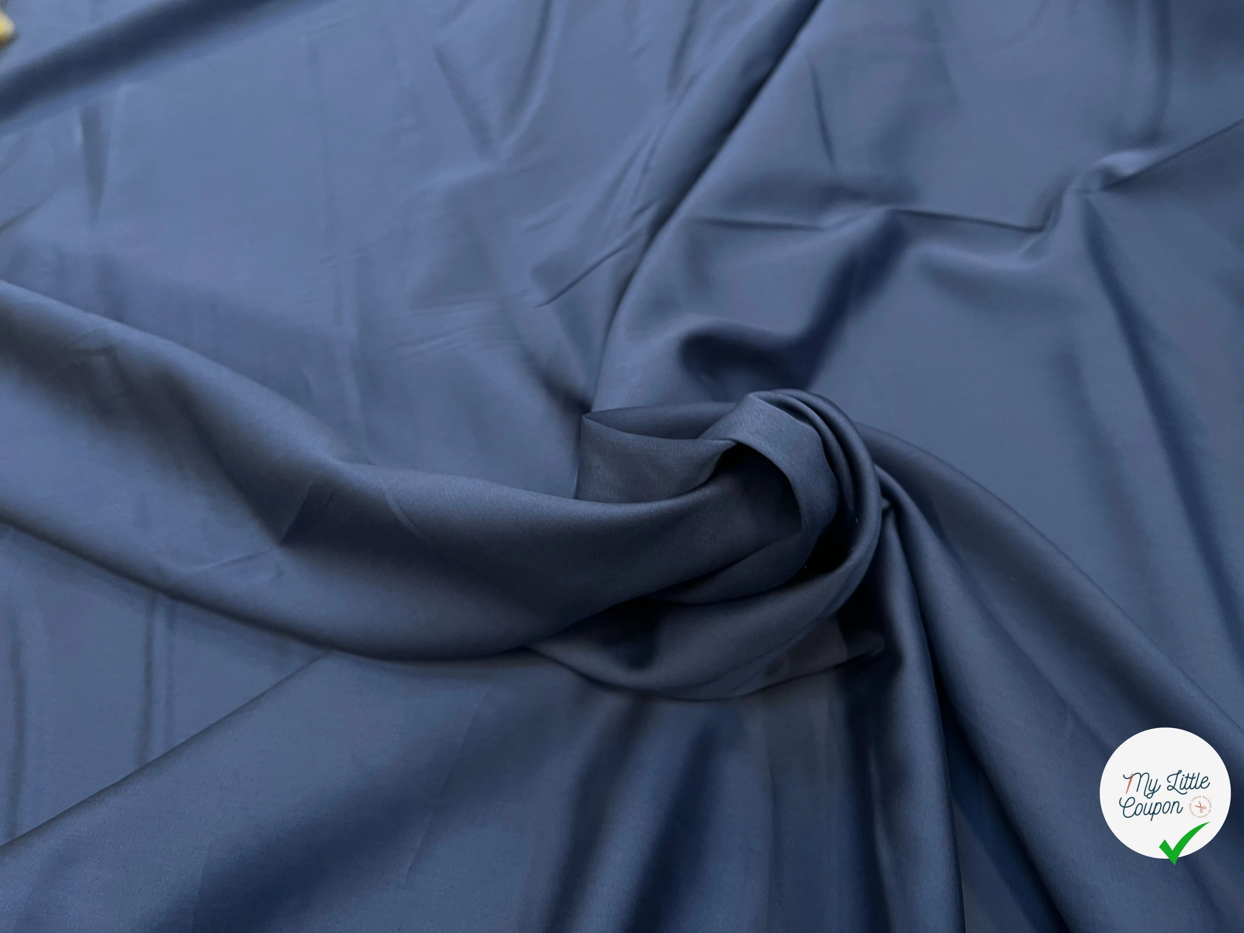 SATIN DE COTON DENIM - My Little Coupon