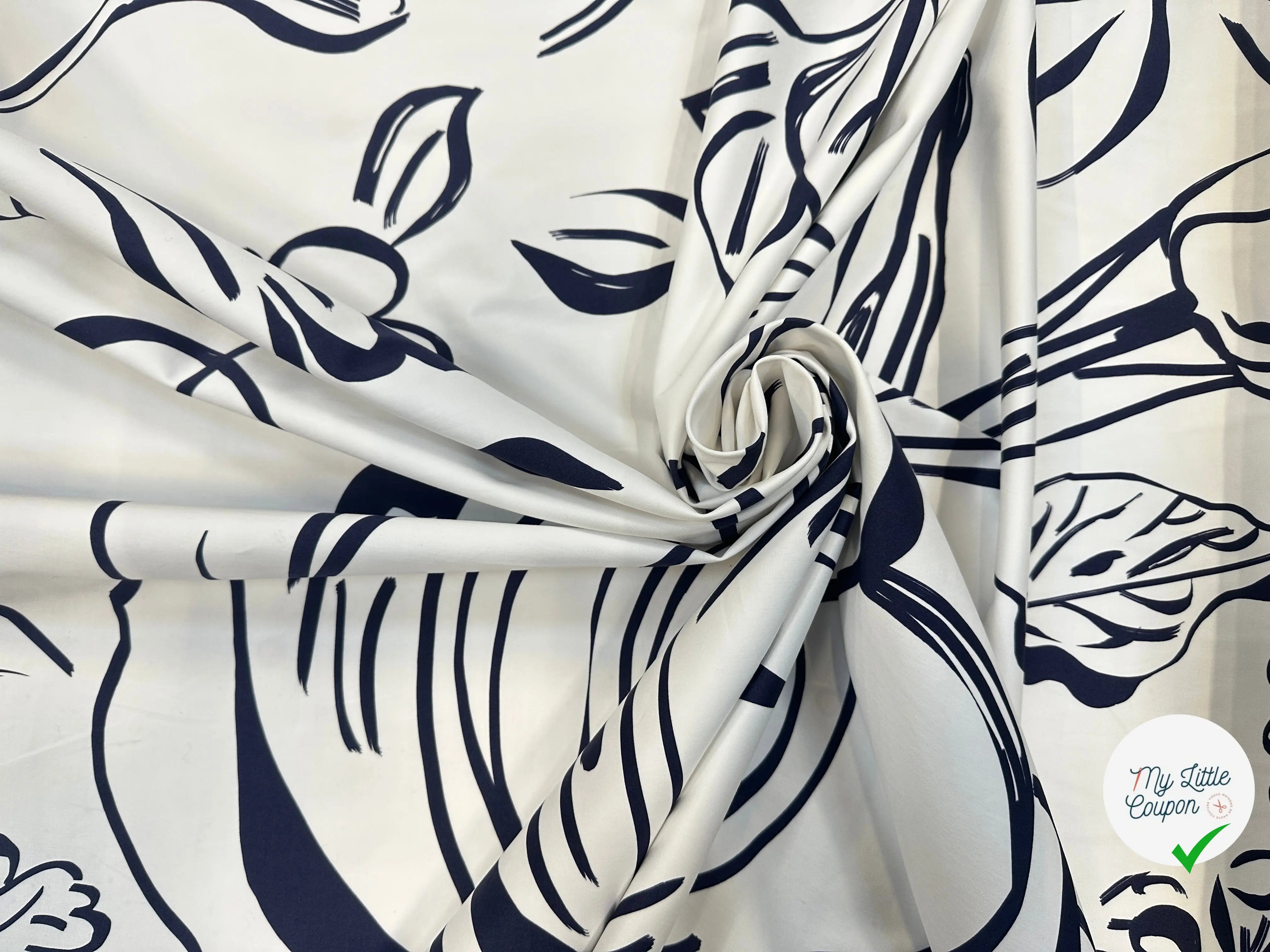 SATIN DE COTON ELEGANCE DU BLANC MLC INTERN