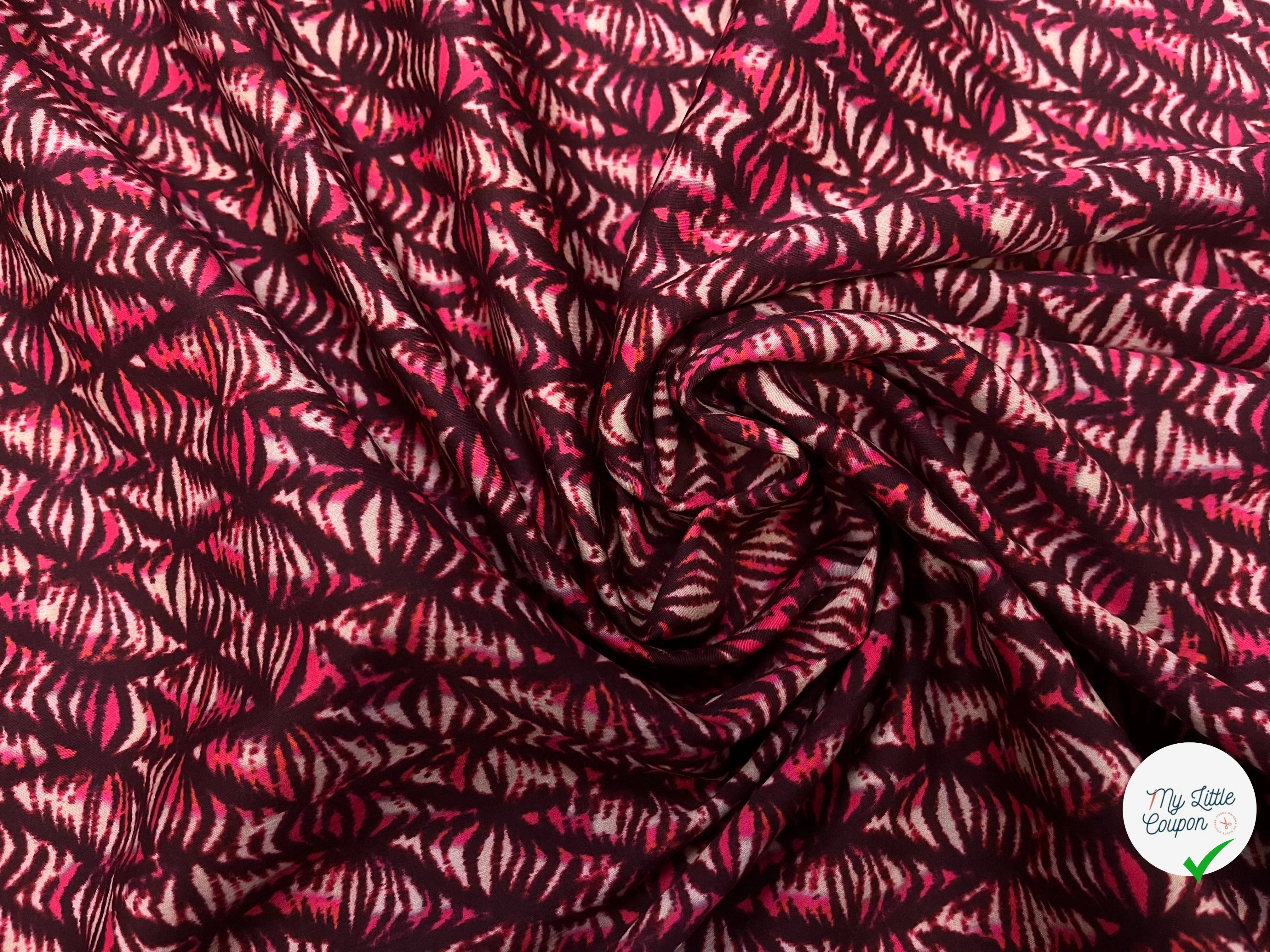 SATIN DE COTON FLUIDE TIE AND DYE - My Little Coupon