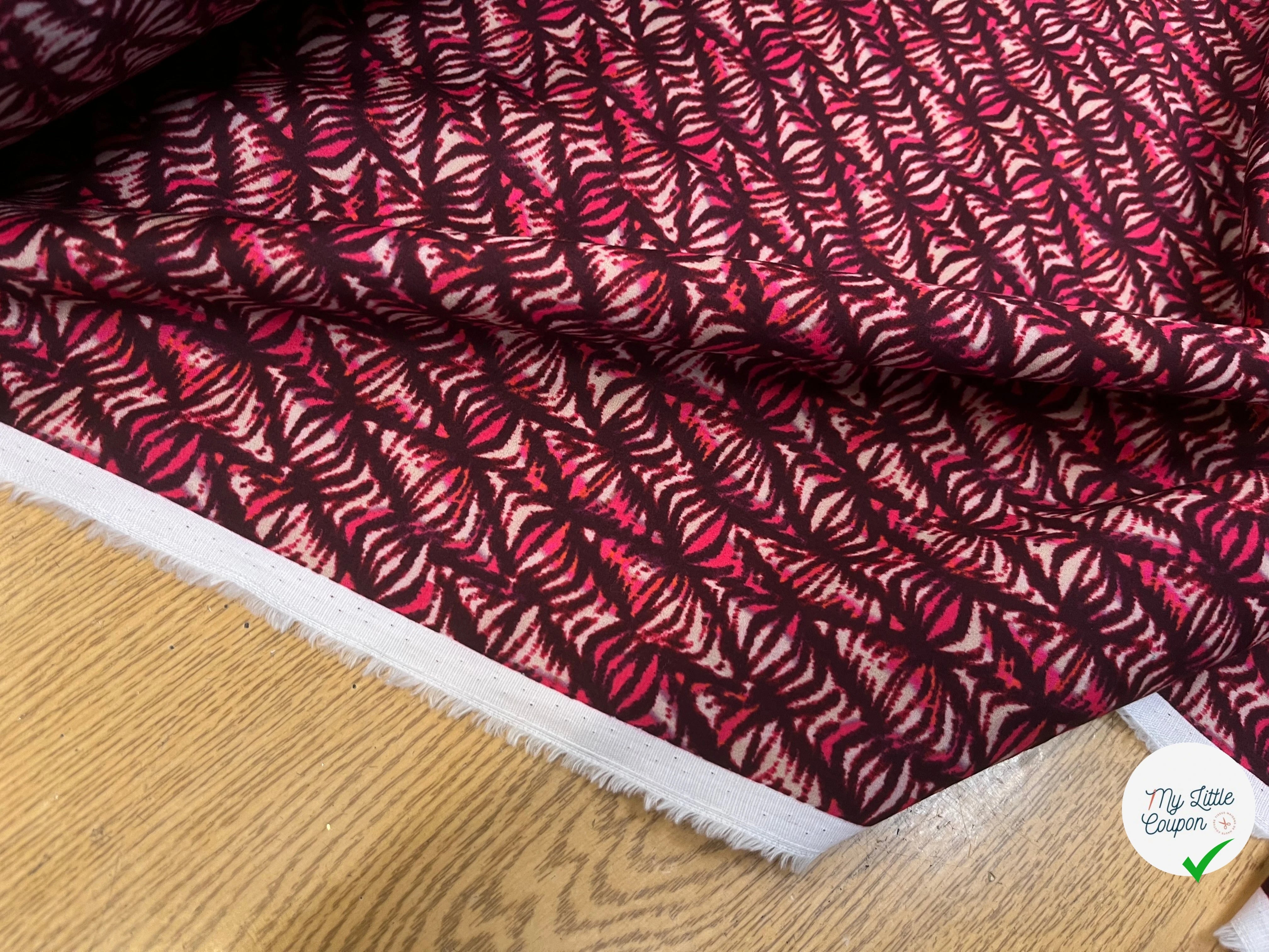 SATIN DE COTON FLUIDE TIE AND DYE - My Little Coupon