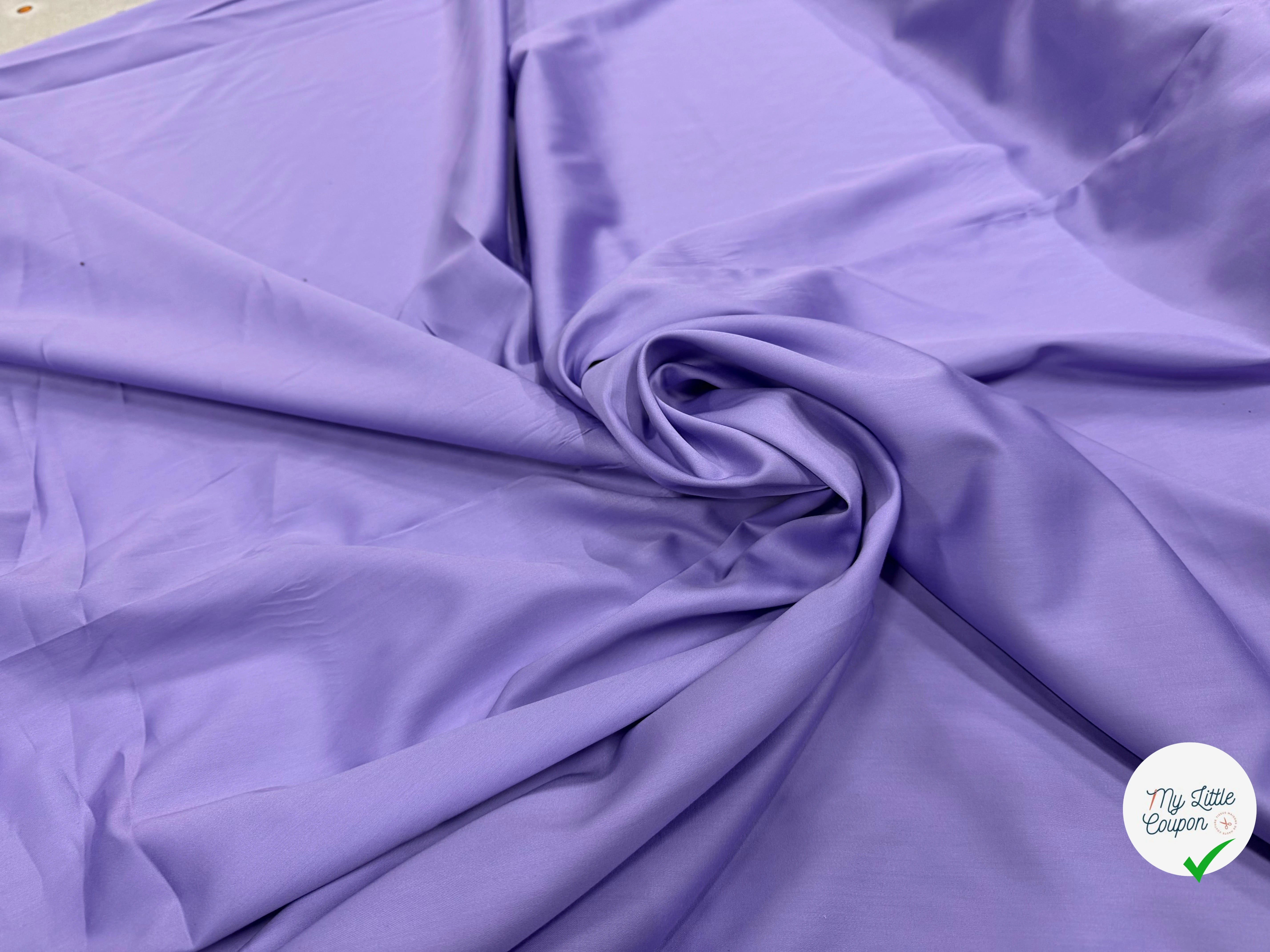 SATIN DE COTON LILAS - My Little Coupon