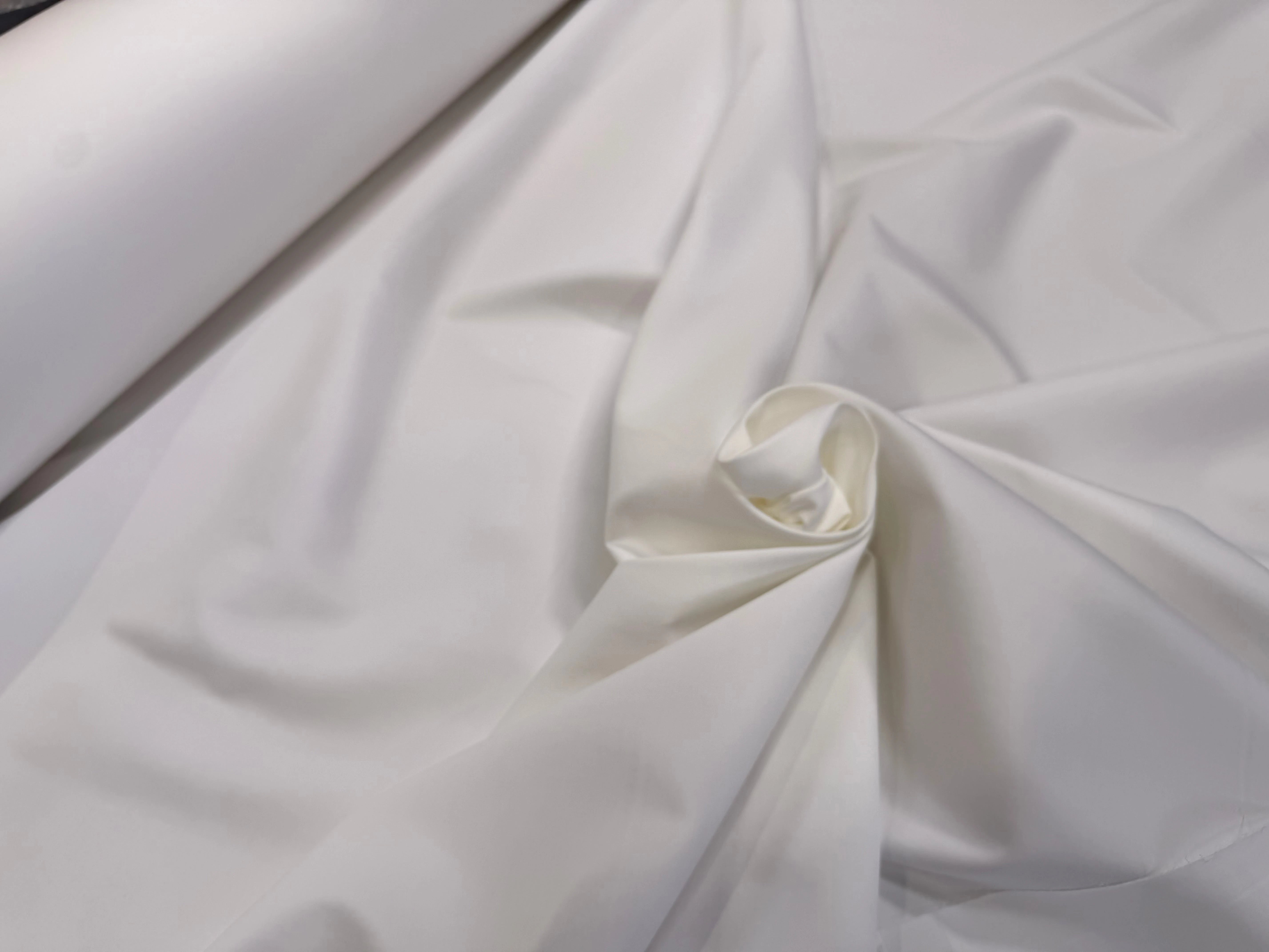 SATIN DE COTON LOURD BLANC OPTIQUE - My Little Coupon