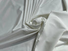 SATIN DE COTON LOURD TRÈS BELLE TENUE BLANC CASSÉ STRETCH - My Little Coupon