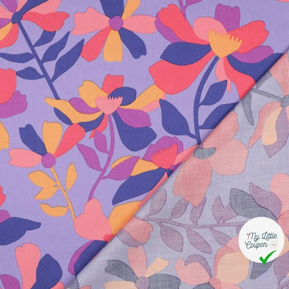 SATIN DE COTON MULTICOLORE - My Little Coupon