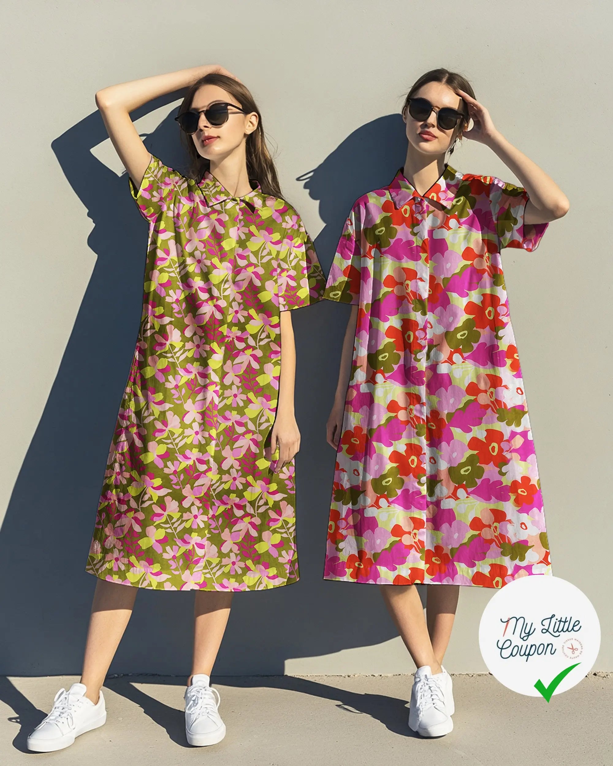 SATIN DE COTON MULTICOLORE - My Little Coupon