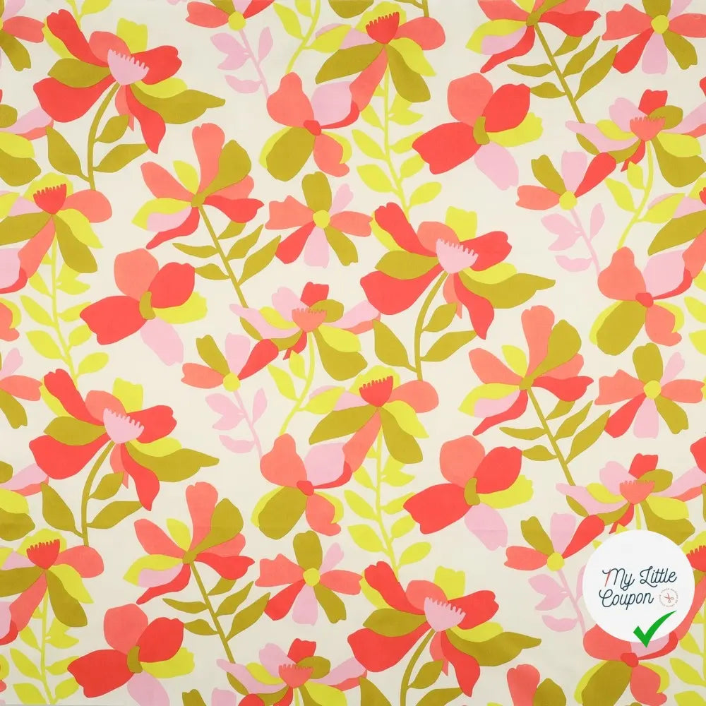 SATIN DE COTON MULTICOLORE - My Little Coupon