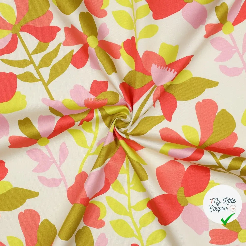 SATIN DE COTON MULTICOLORE - My Little Coupon