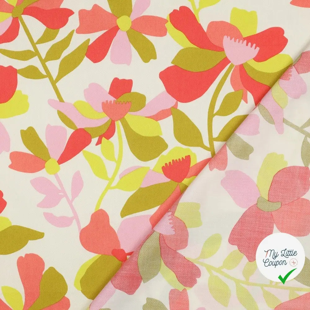 SATIN DE COTON MULTICOLORE - My Little Coupon