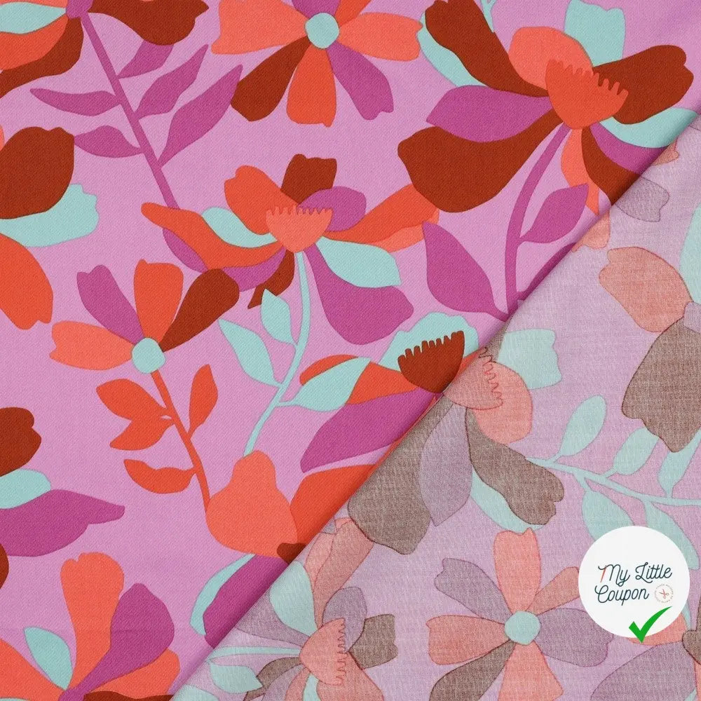 SATIN DE COTON MULTICOLORE - My Little Coupon