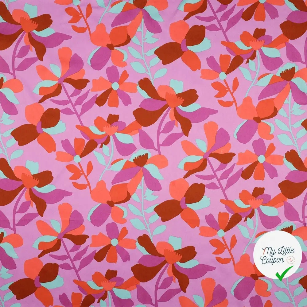 SATIN DE COTON MULTICOLORE - My Little Coupon