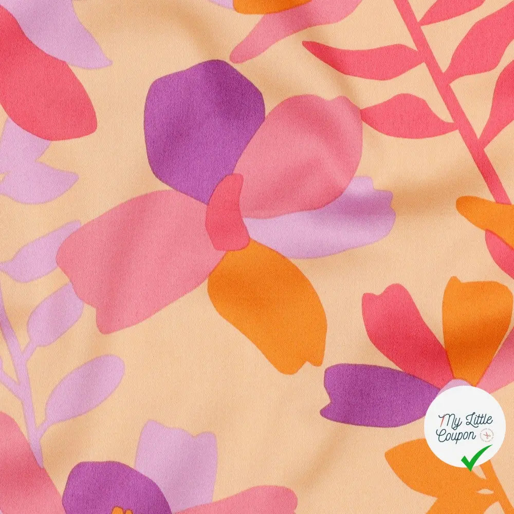 SATIN DE COTON MULTICOLORE - My Little Coupon