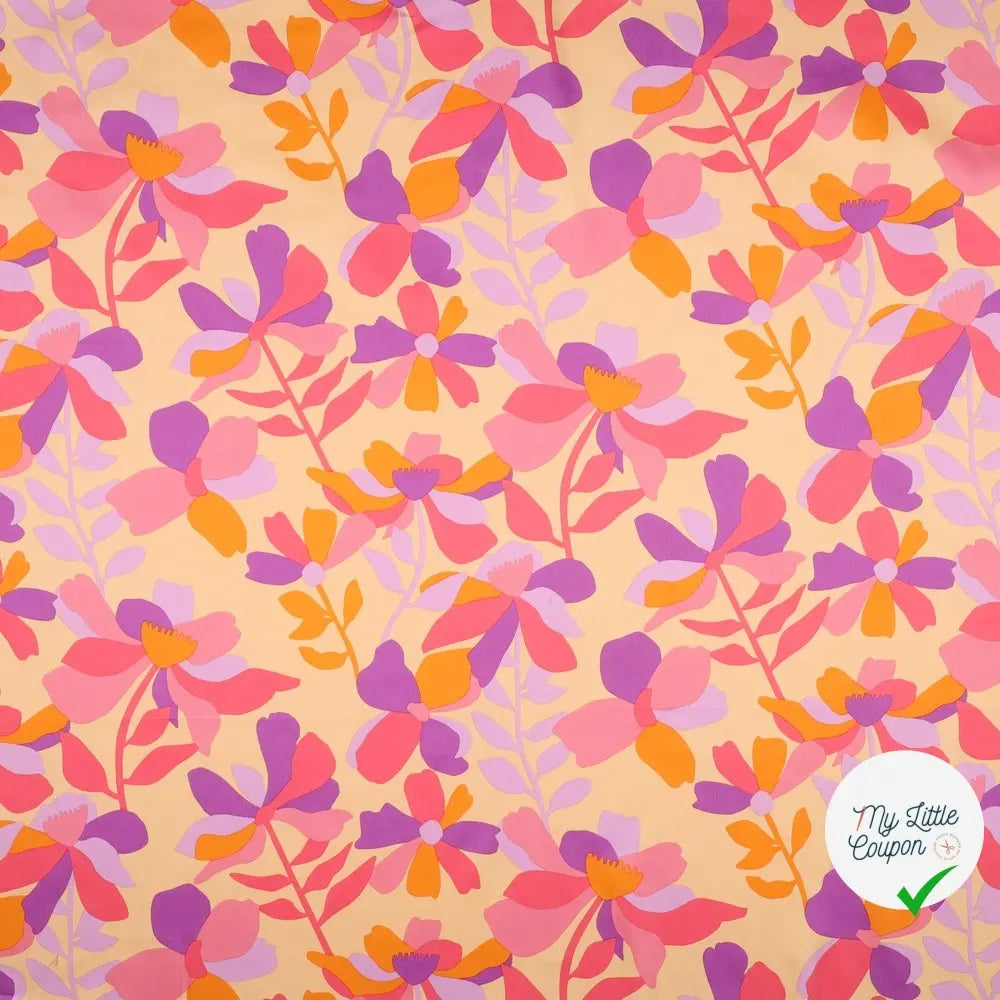 SATIN DE COTON MULTICOLORE - My Little Coupon