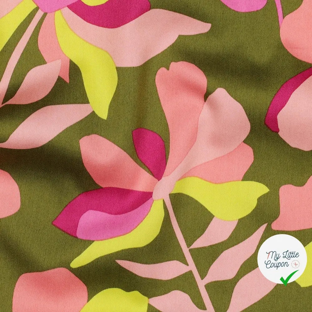 SATIN DE COTON MULTICOLORE - My Little Coupon