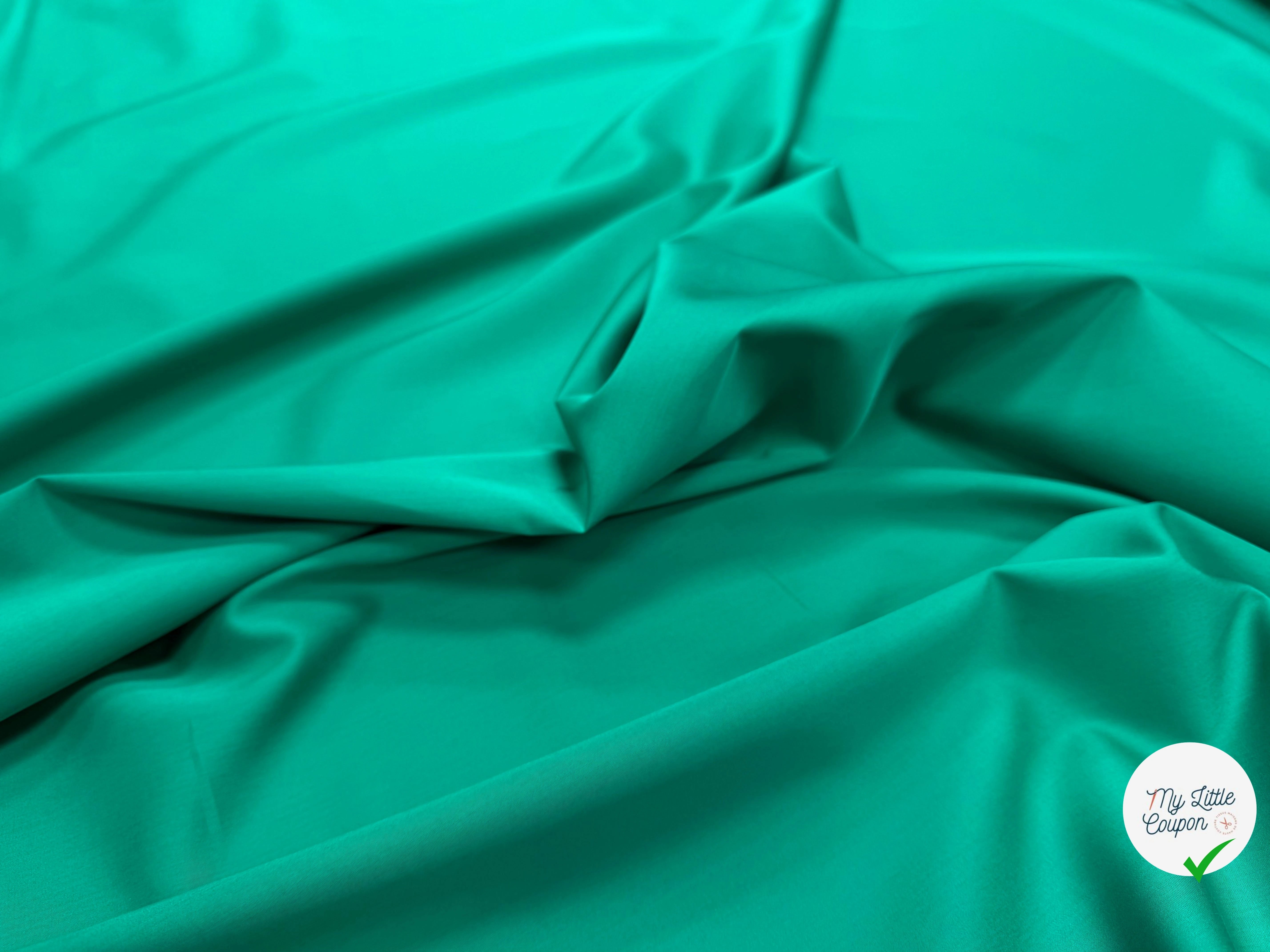 SATIN DE COTON QUALITÉ PREMIUM GREEN - My Little Coupon