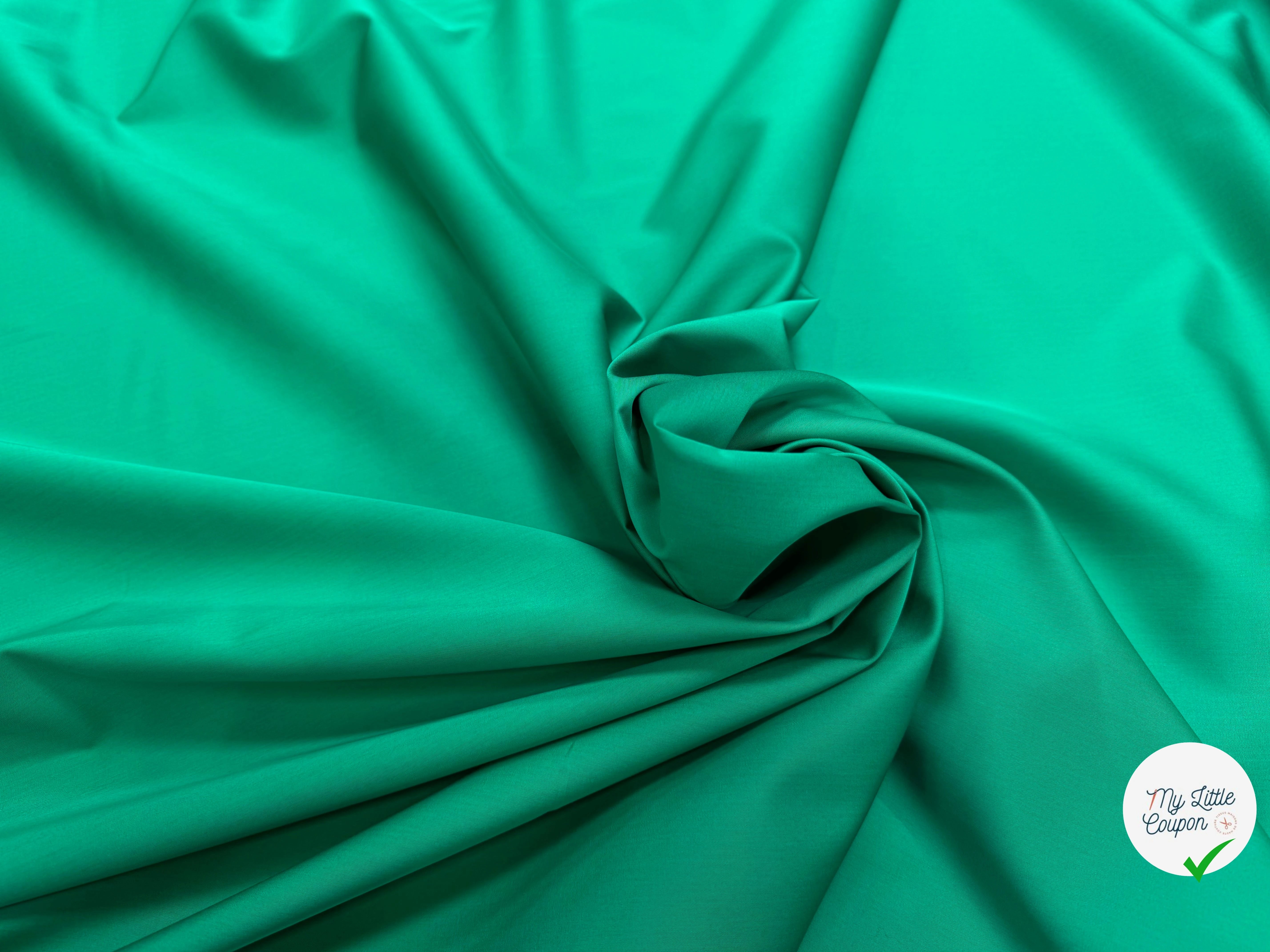 SATIN DE COTON QUALITÉ PREMIUM GREEN - My Little Coupon