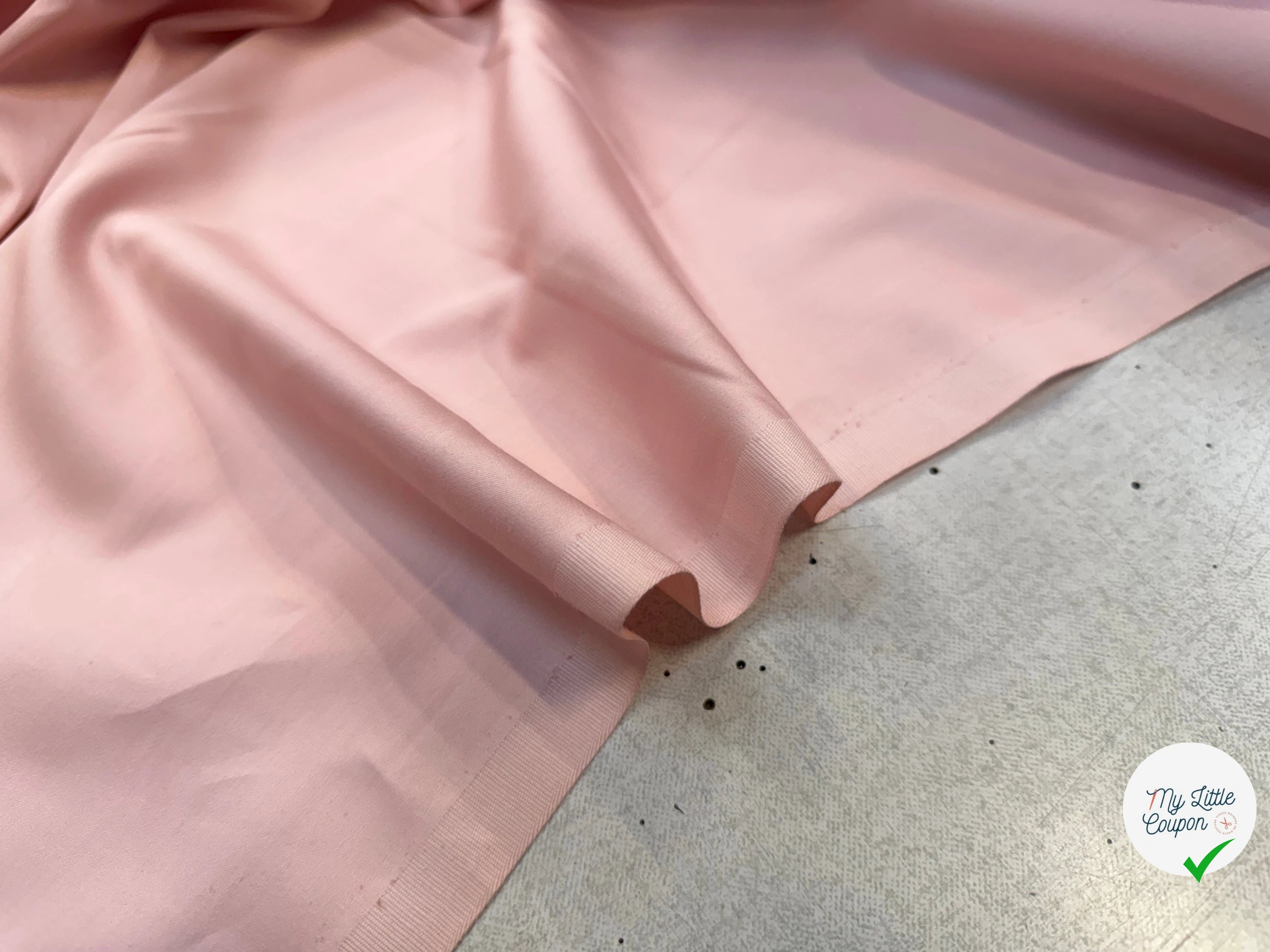 SATIN DE COTON ROSE BLUSH - My Little Coupon