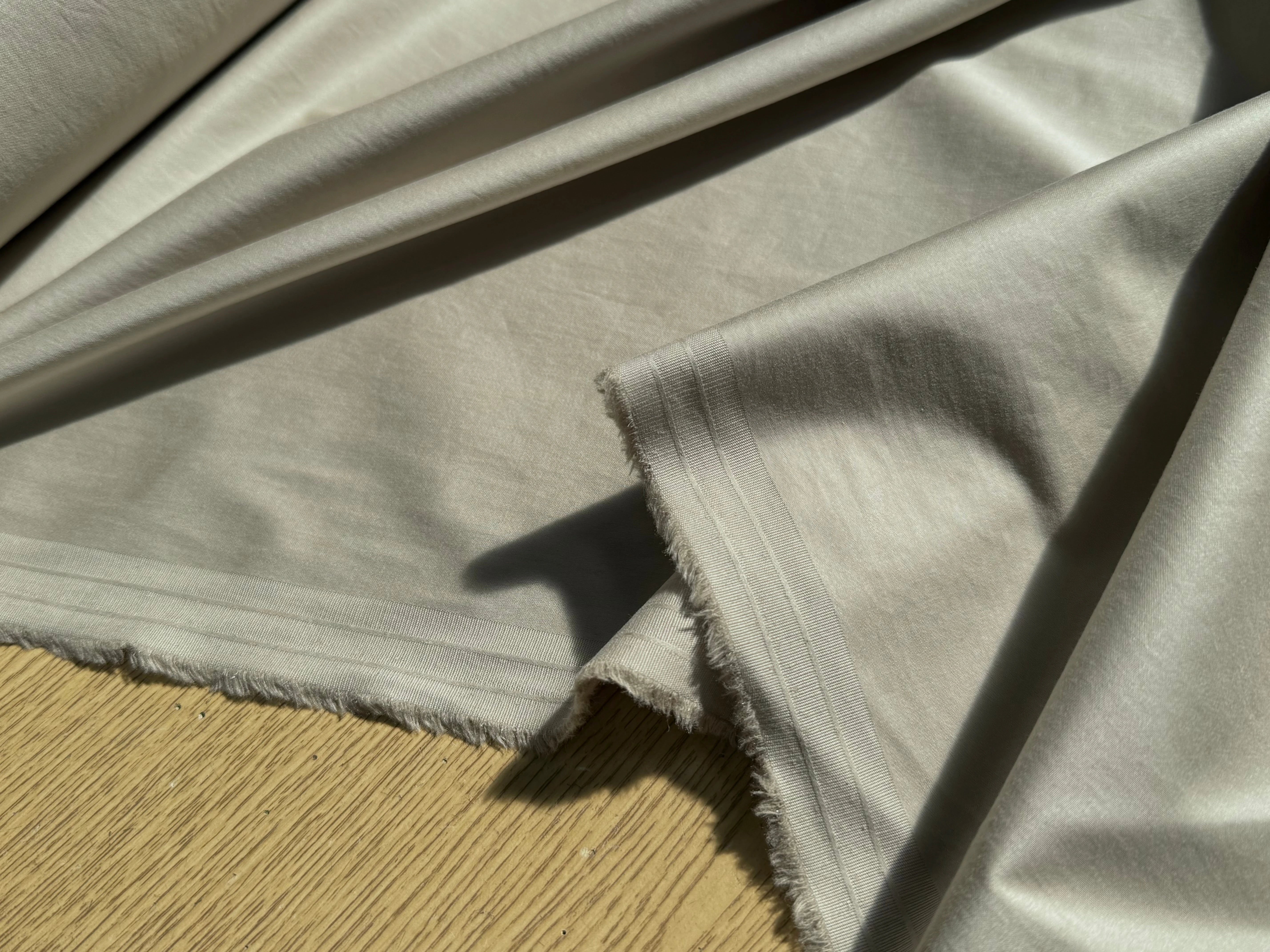 SATIN DE COTON STRETCH BEIGE SUBLIME - My Little Coupon