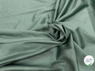 SATIN DE COTON VERT MENTHE POUDRÉ FONCÉ - My Little Coupon