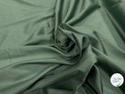 SATIN DE COTON VERT MENTHE POUDRÉ FONCÉ - My Little Coupon