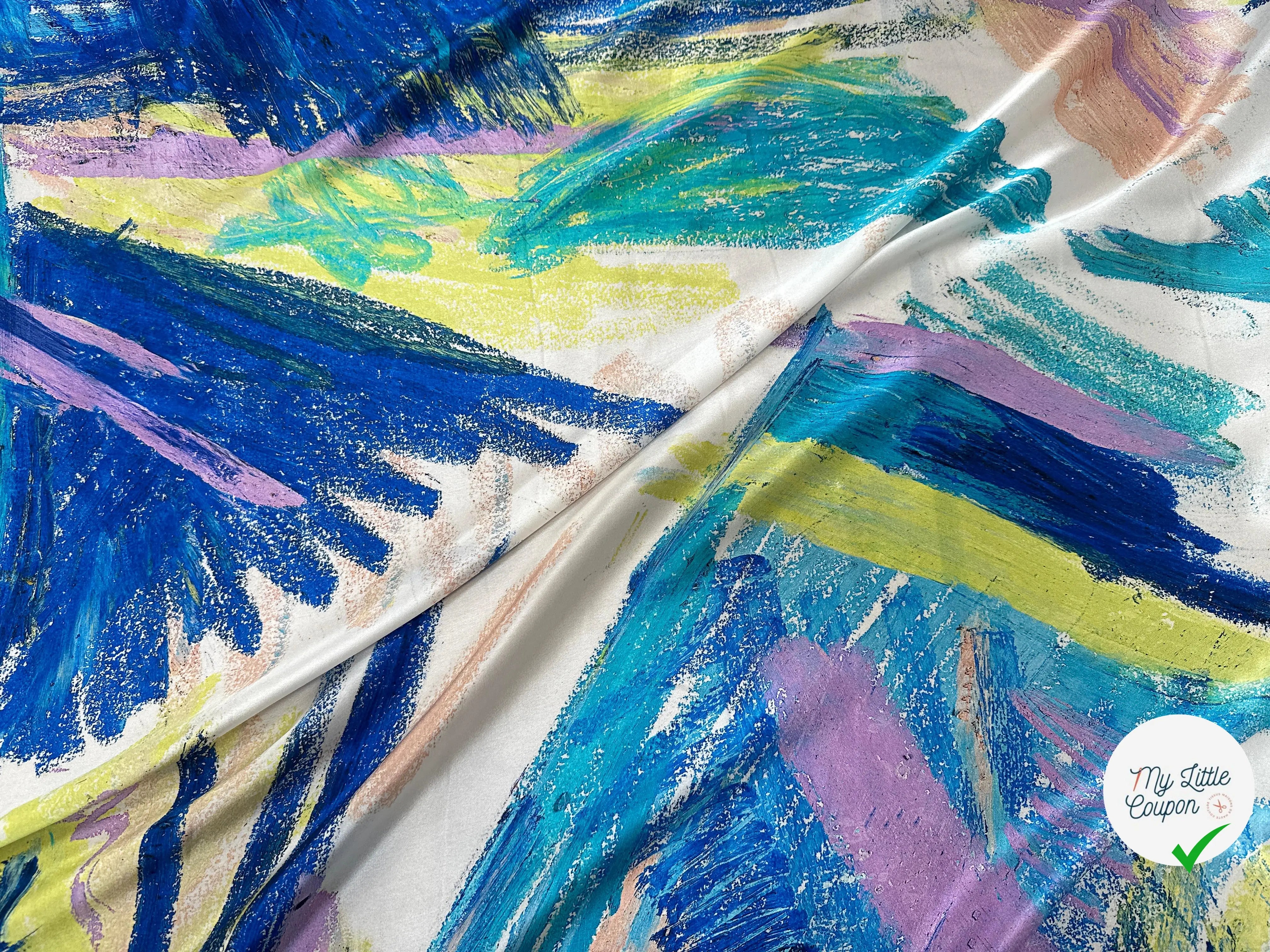 SATIN DE SOIE AQUARELLA ITALIANA - My Little Coupon