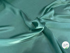 SATIN DE SOIE FLUIDE 100% SOIE VERT VENITIAN GREEN - My Little Coupon