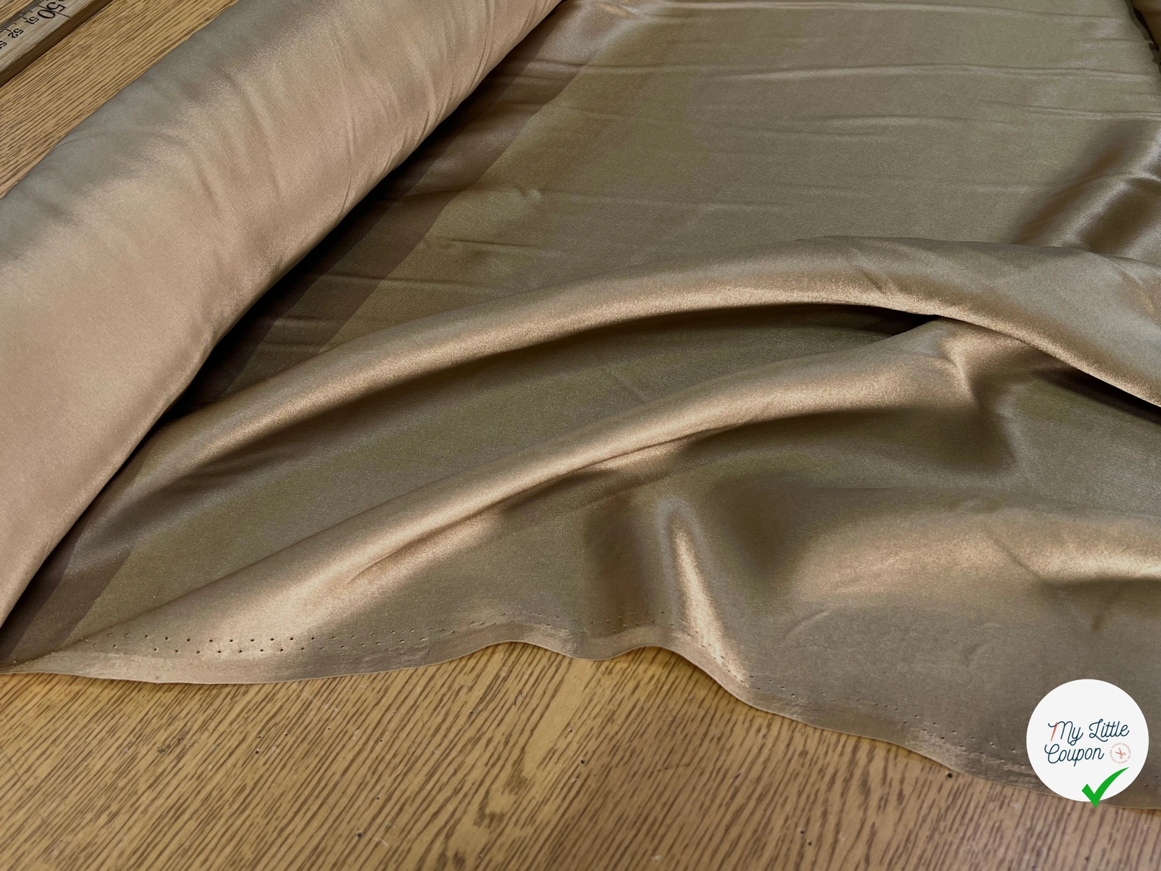 SATIN DE SOIE FLUIDE 100% SOIE VISON - My Little Coupon