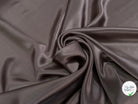 SATIN DE SOIE FLUIDE MARRON - My Little Coupon