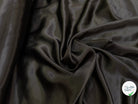 SATIN DE SOIE FLUIDE MARRON NOISETTE - My Little Coupon