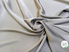 SATIN DE SOIE LOURD STRETCH 22 MOMME GRIS MÉTAL - My Little Coupon