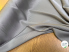 SATIN DE SOIE LOURD STRETCH 22 MOMME GRIS MÉTAL - My Little Coupon