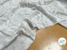 SATIN DE SOIE MOTIFS REGULIERS IVOIRE ET BEIGE - My Little Coupon