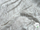 SATIN DE SOIE MOTIFS REGULIERS IVOIRE ET BEIGE - My Little Coupon
