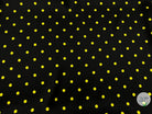 SATIN DE SOIE PETITS POIS JAUNES CITRON DE SICILE - My Little Coupon - tissu - coudre